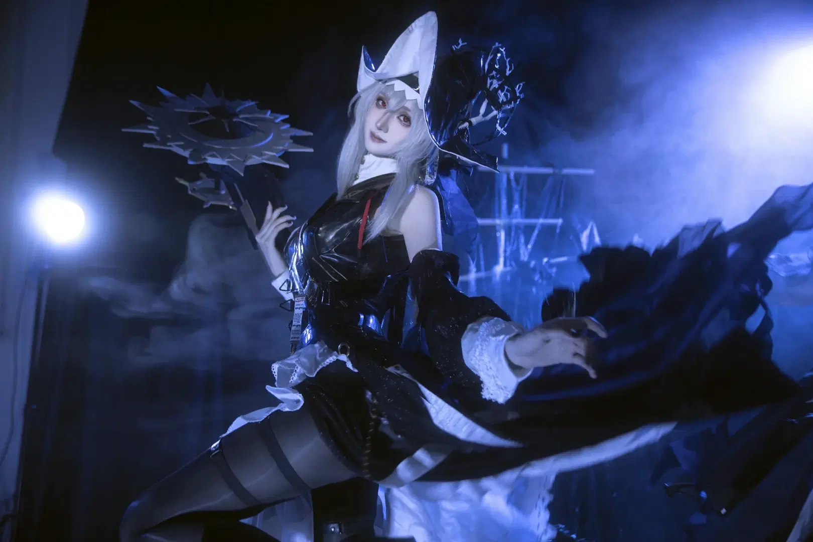 cosplay, 明日方舟, 幽灵鲨cos, 丝袜, 归溟幽灵鲨