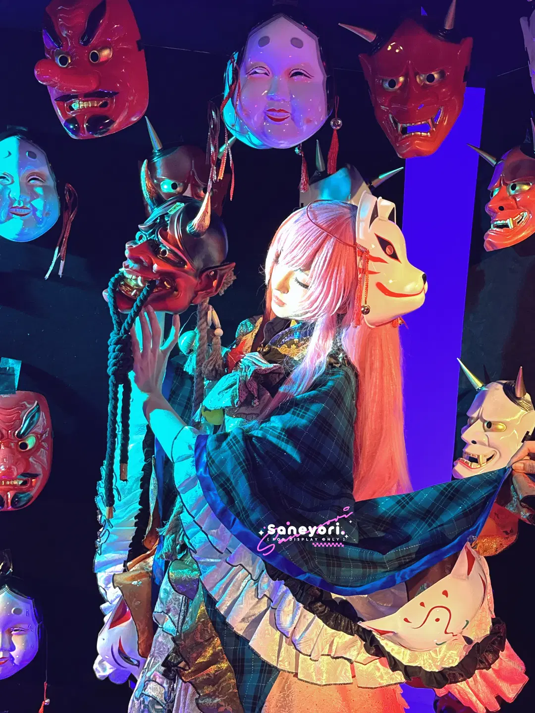 【秦こころコスプレ】『東方心綺楼』が紡ぐ感情のお面 - Saneyori - 2枚目