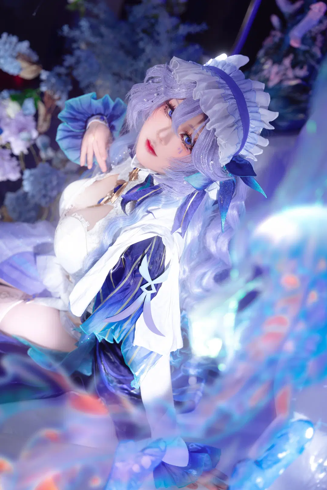 【カンタレラ・フィサリア コスプレ】鳴潮の幻境で交わす青と白のティータイム - 妖小纯_有棚版 - 2枚目