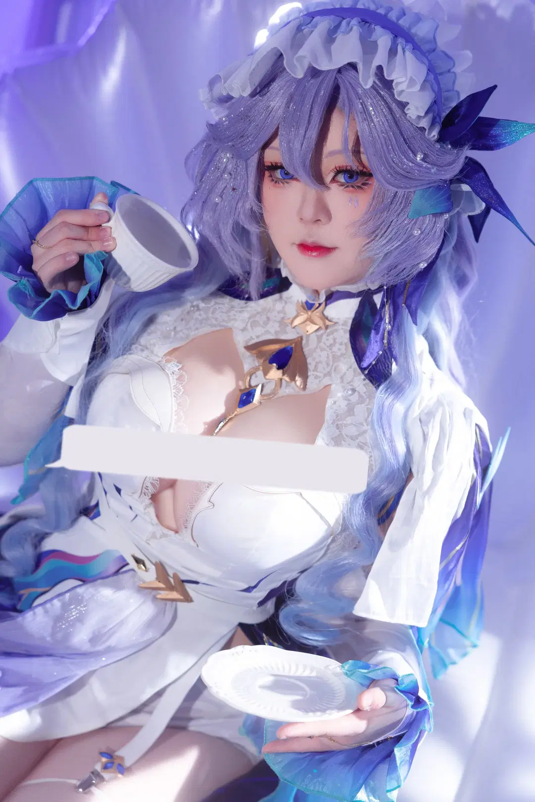 【カンタレラ・フィサリア コスプレ】鳴潮の幻境で交わす青と白のティータイム - 妖小纯_有棚版 - 3枚目