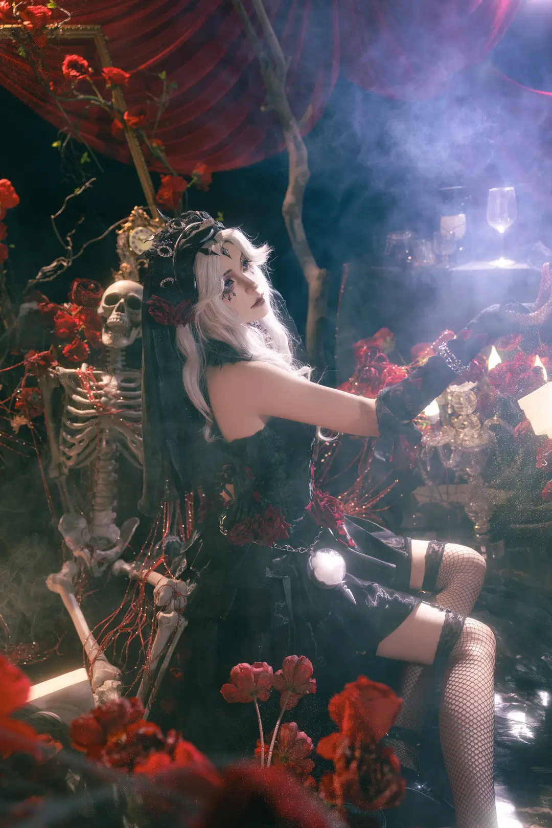 Identity V 第五人格, ゴシック風, 心理学者コスプレ, 長夜コスプレ, ストッキング