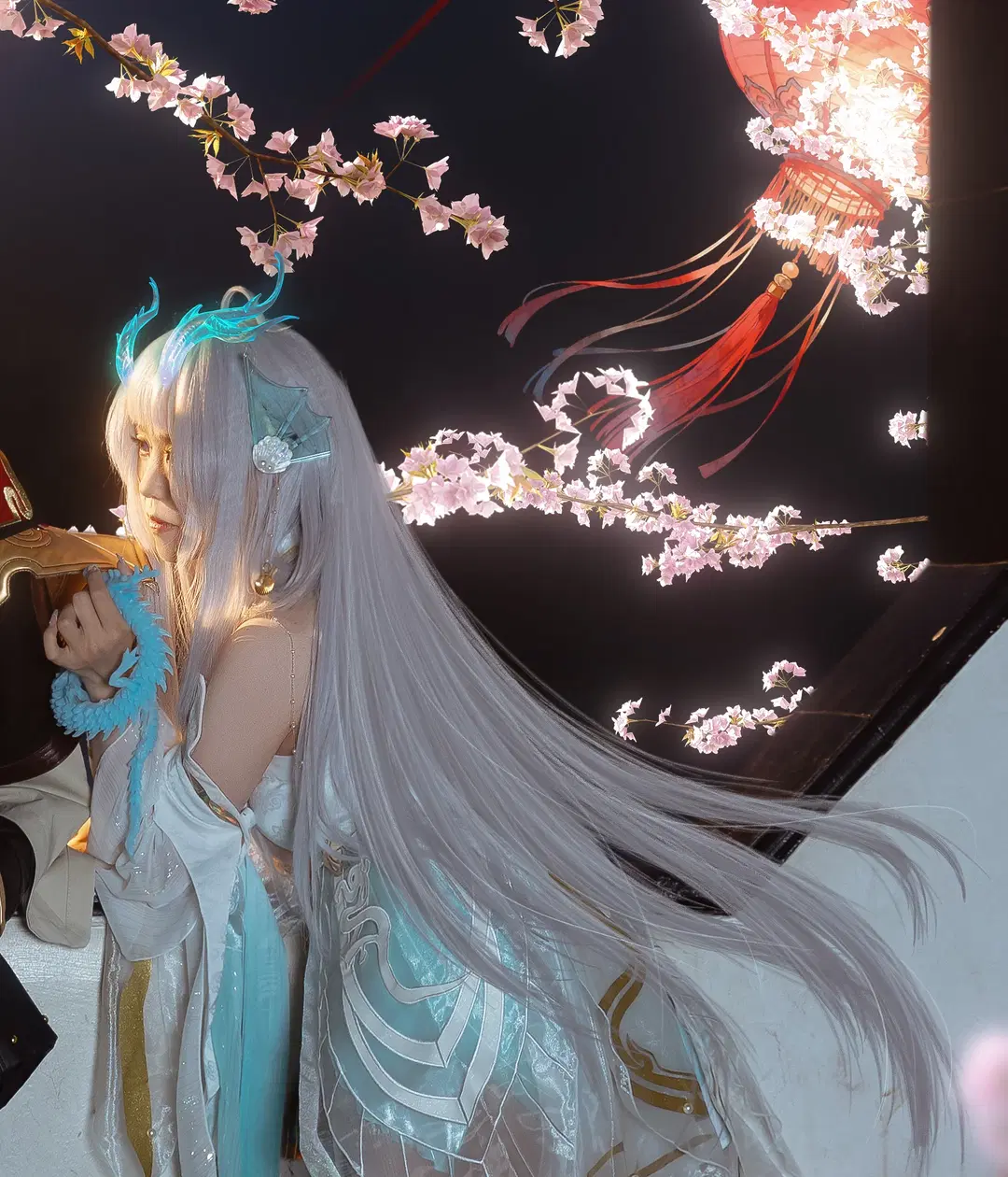 王者荣耀, 西施cos, 双人cosplay, 曜cos, 樱花棚拍