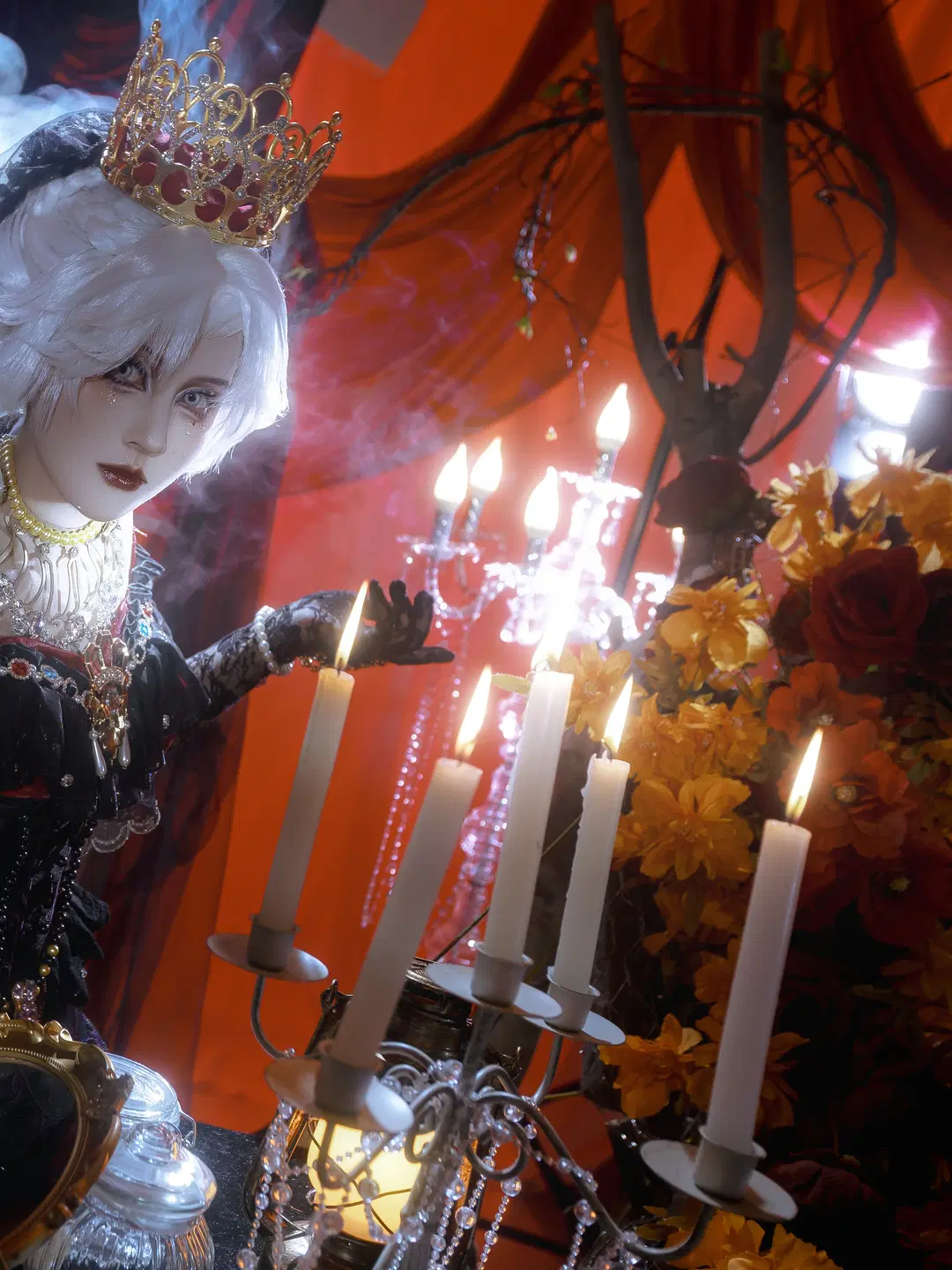 【红夫人cos】第五人格红夫人虚妄，踏入暗黑庄园的华丽演绎 - 妖小纯_有棚版 - 第2张