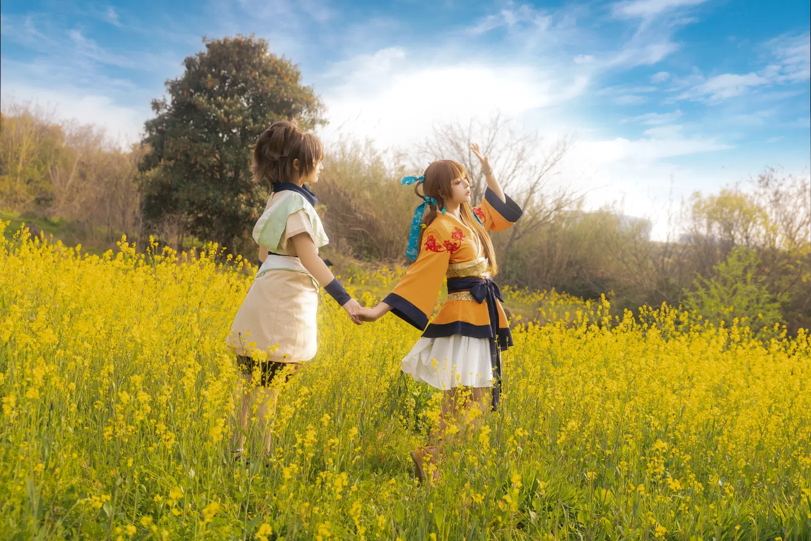 【月儿コスプレ】秦時明月 花畑に広がる春の逆光撮影記録 - 妖小纯_有棚版 - 3枚目