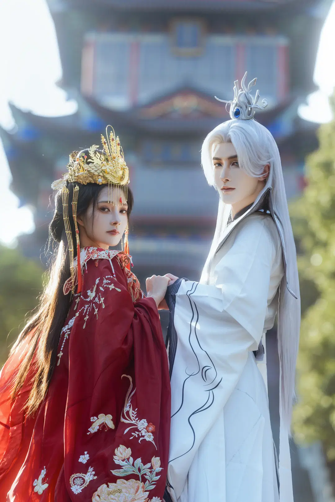 【李慕婉cos】仙逆红衣金冠，与王林共赴一场江湖 - 妖小纯_有棚版 - 第4张