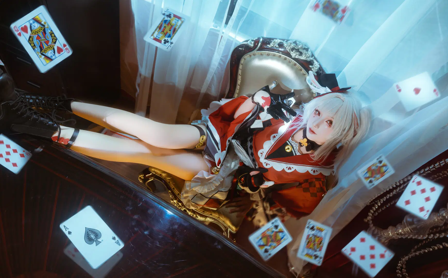 Honkai: Star Rail, Sparkle cosplay, White stockings, Cosplay photoshoot, Honkai: Star Rail Incentive Program