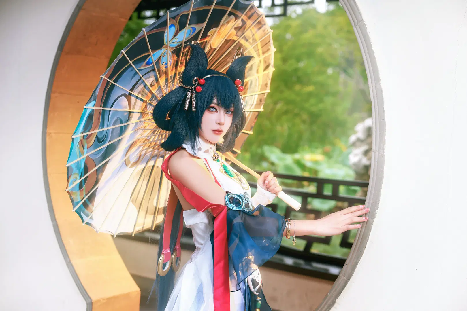 [Gongsun Li Cosplay] Honor of Kings Smoke of Partings: Light and Shadow in a Classical Chinese Garden by 妖小纯_有棚版 - Image 3