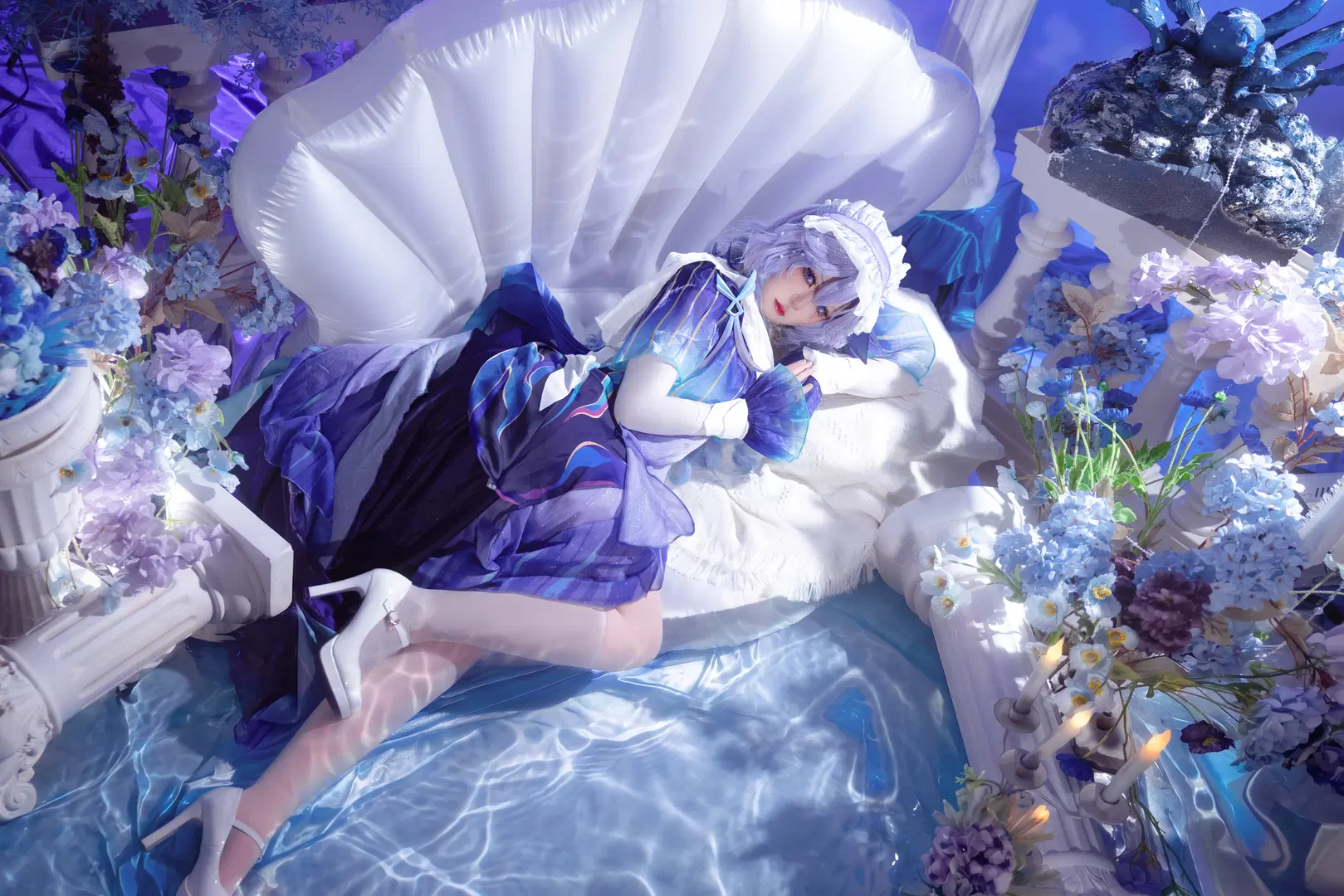 【坎特蕾拉cos】鸣潮深海氛围感布景 - 妖小纯_有棚版 - 第3张