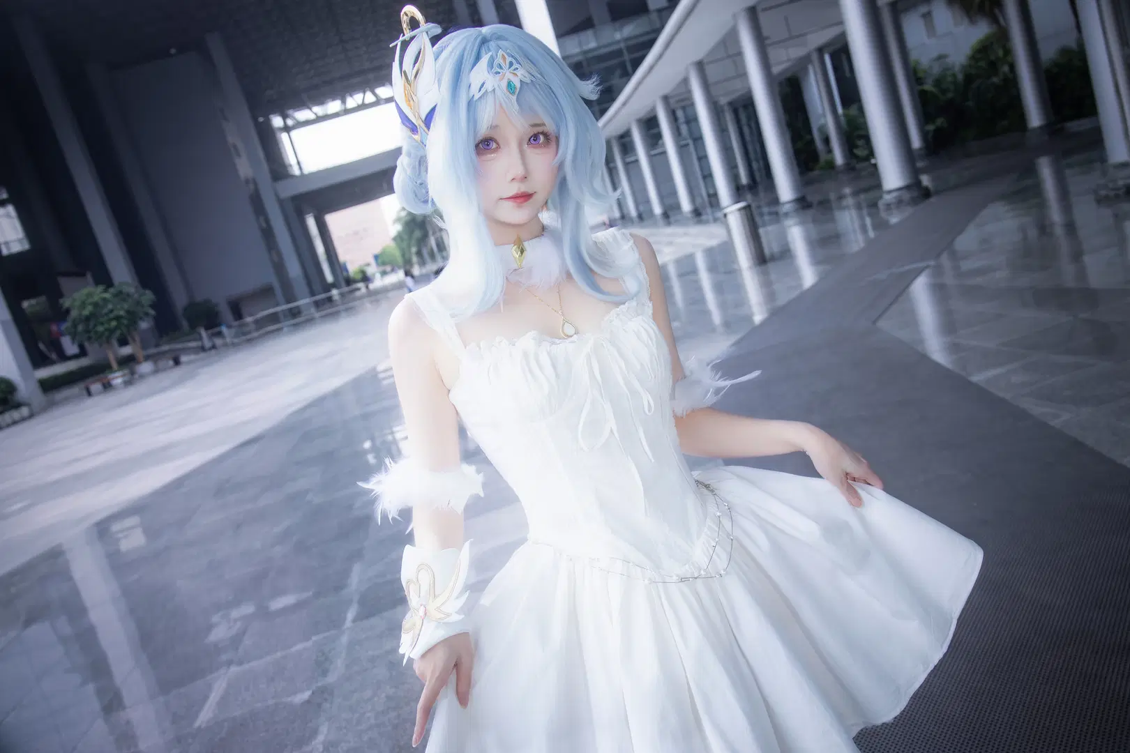 Genshin Impact, Firefly ACG Expo, 2D Vision Project, Odette cosplay, Genshin Impact Snezhnaya