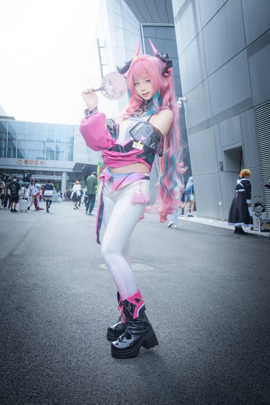 cosplay, 漫展返图, 明日方舟终末地, 伊冯cos, 白丝