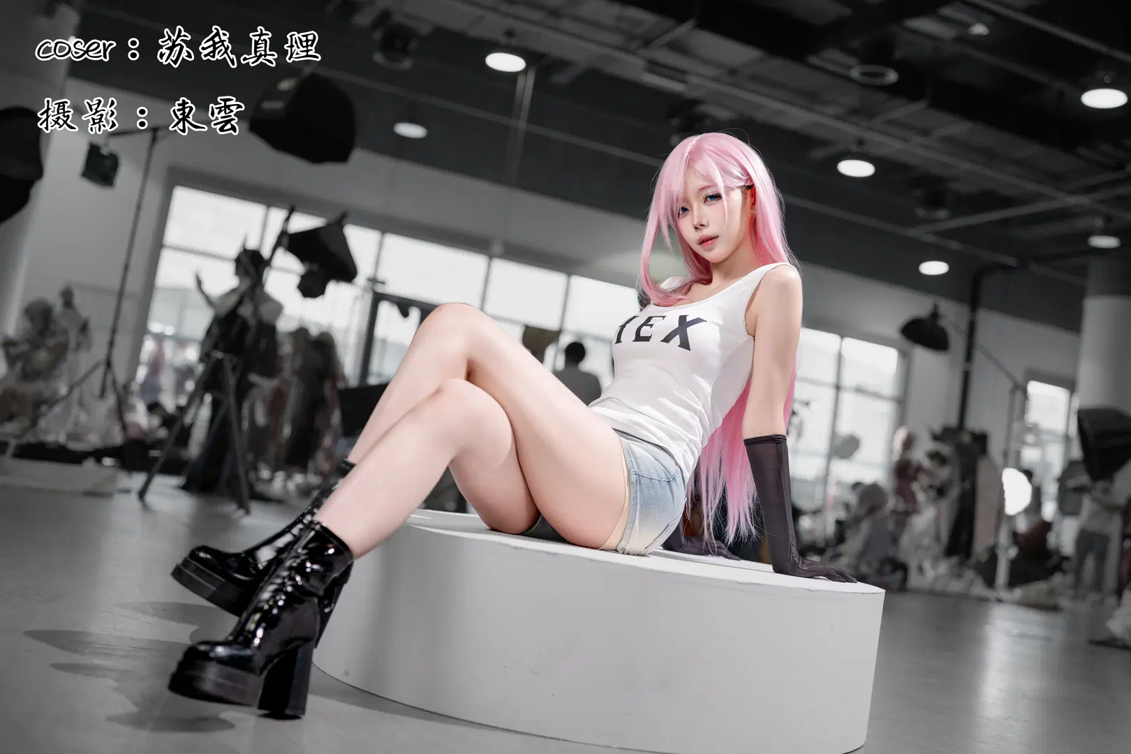 cosplay, 二次元场照, 国漫自由行, 高跟长靴, 休闲穿搭