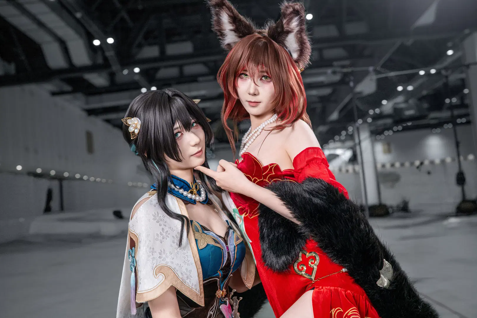 【阮梅cos】崩坏星穹铁道场照，蓝金与红黑的交锋 - 東雲 - 第3张