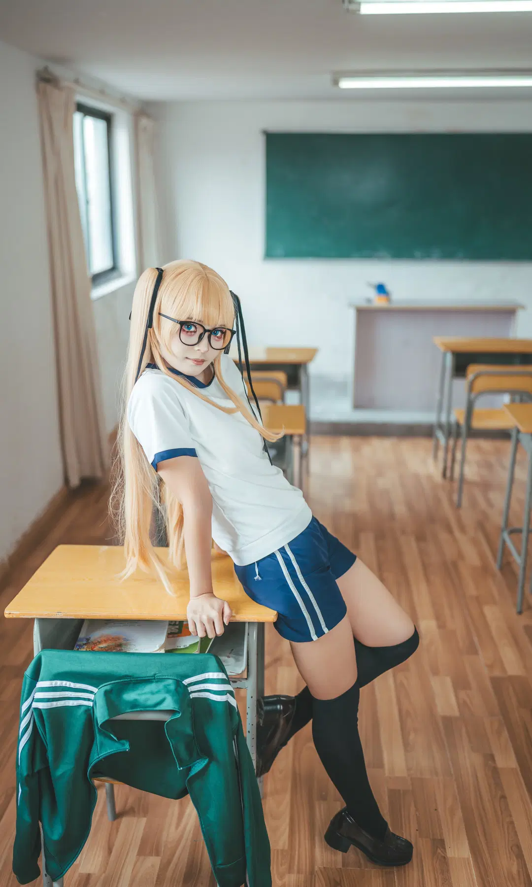[英梨々 コスプレ] 冴えない彼女の育てかた 金髪ツインテールの教室の日常 - 薄荷起司喵 - 5枚目