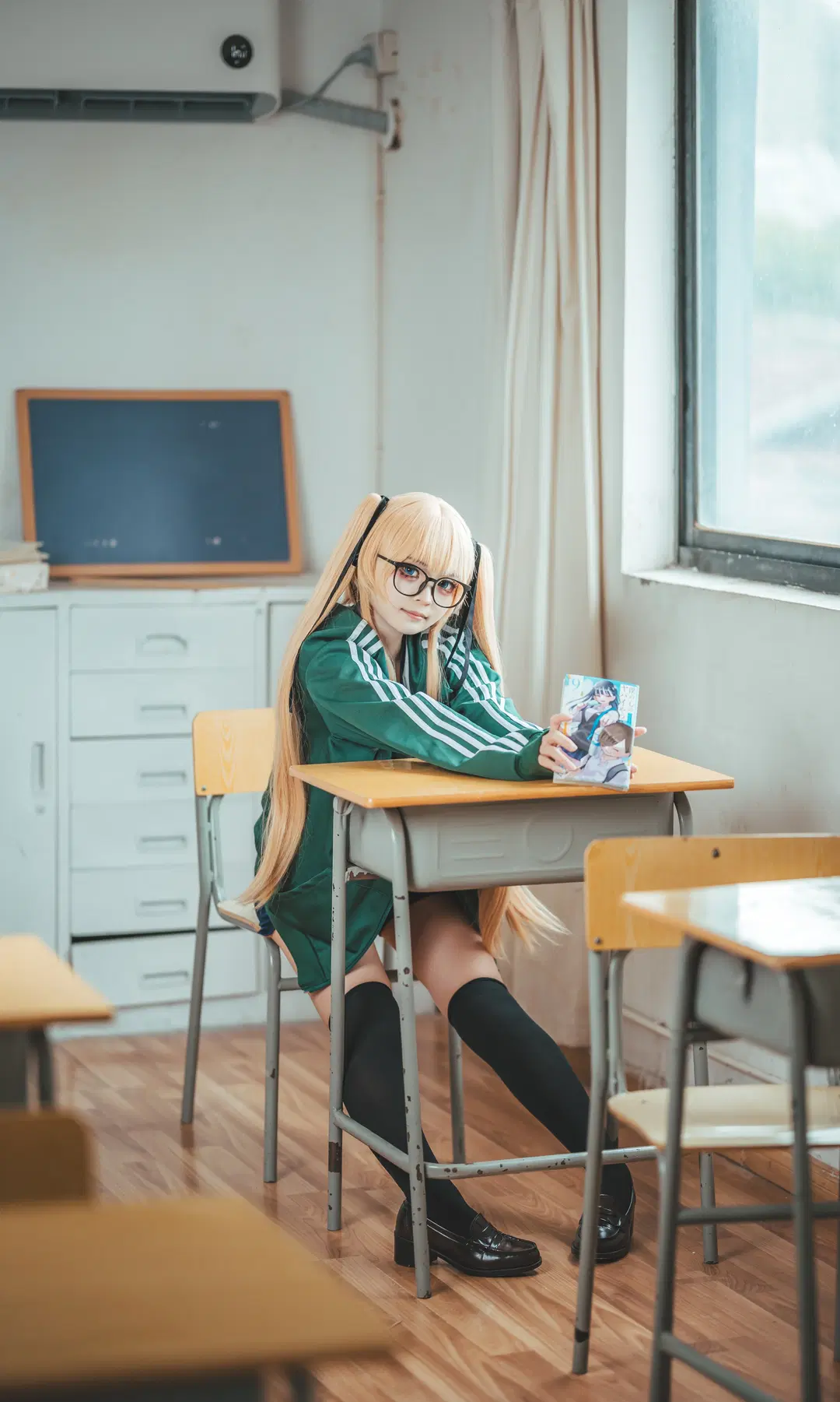 [英梨々 コスプレ] 冴えない彼女の育てかた 金髪ツインテールの教室の日常 - 薄荷起司喵 - 7枚目