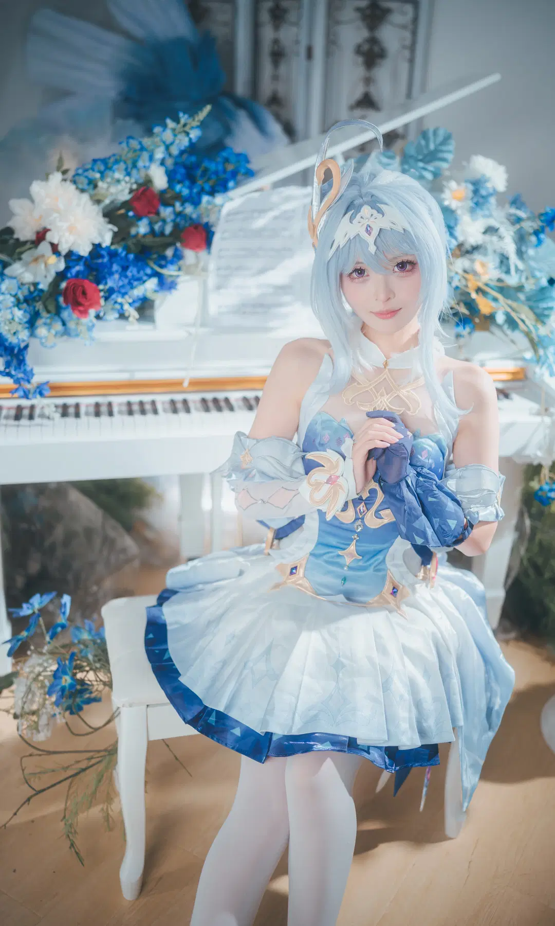 【奥黛塔cos】原神奥黛塔的天鹅钢琴幻想曲 - MinnTo - 第6张