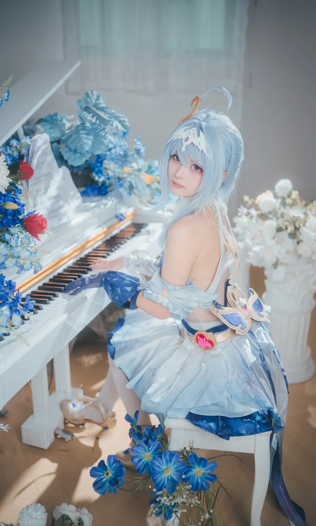 【奥黛塔cos】原神奥黛塔的天鹅钢琴幻想曲 - MinnTo - 第7张