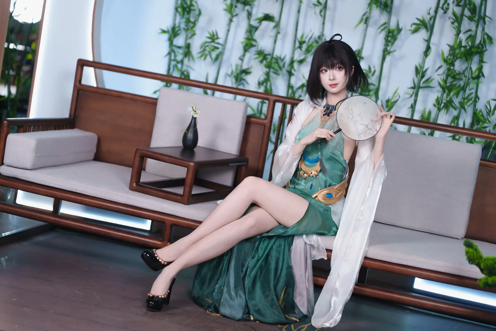 碧蓝航线, 舰娘cos, 华甲cos, 港区盛夏清凉节, 中式庭院cos