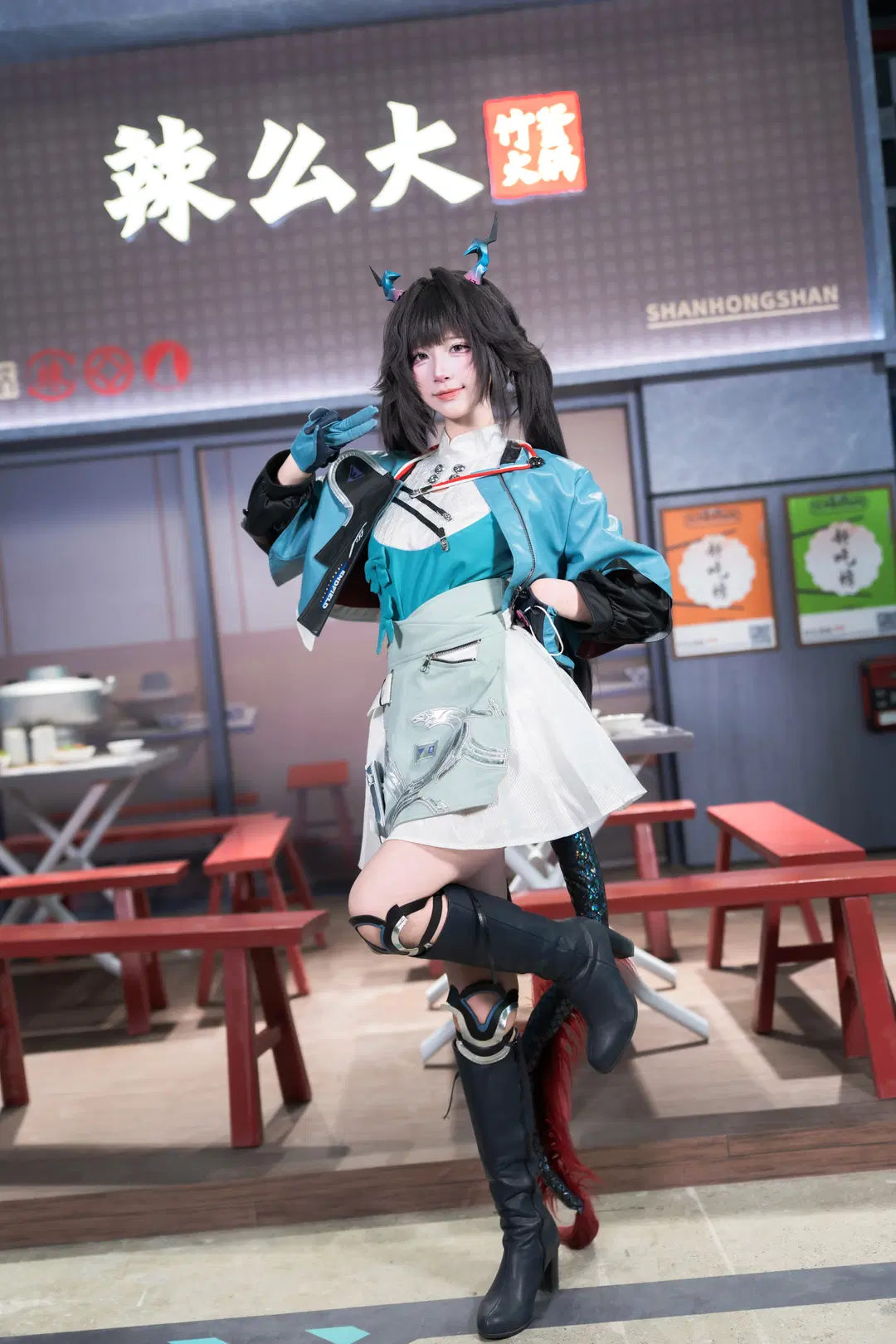 漫展返图, 明日方舟终末地, 游戏cosplay, 陈千语cos, taptap玩聚节