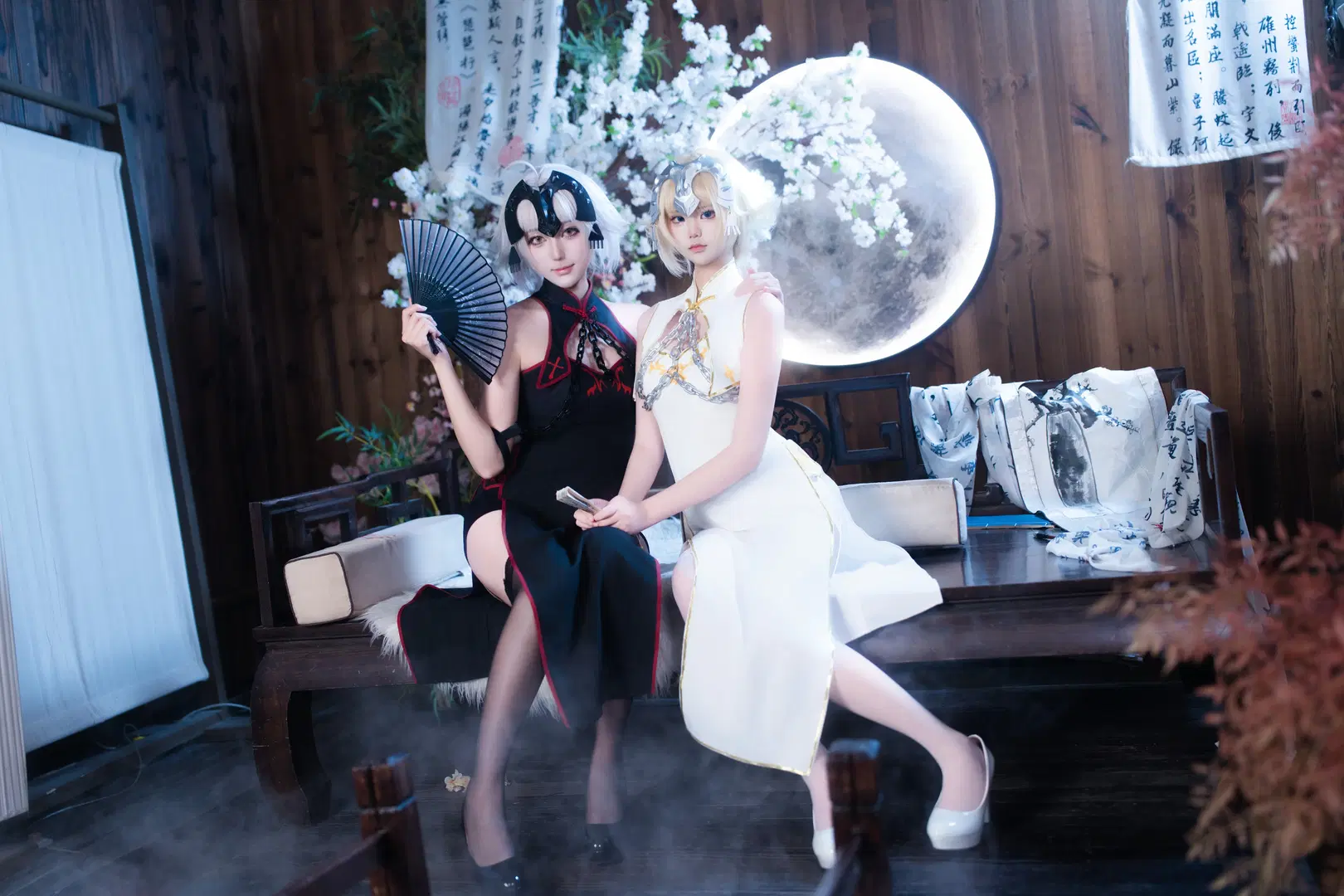 [Jalter cosplay] Fate/Grand Order: Jeanne Sisters' Qipao-Style Photo Collection by 克克子 - Image 3
