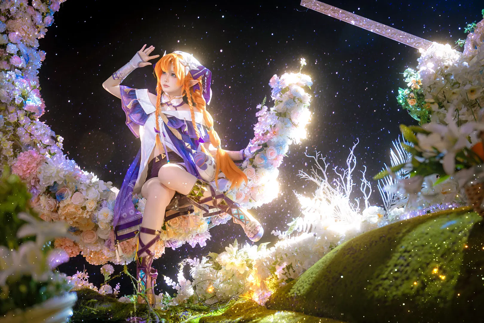【西格莉卡cos】鸣潮星空花海中的魔法少女 - Bocchi_the_Optics - 第3张