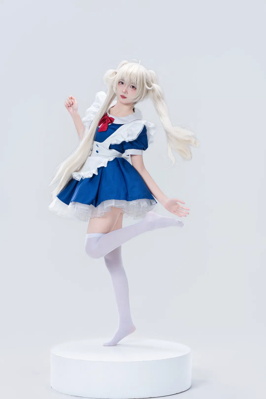 【春日野穹cos】穹妹小女僕裝細節拉滿的棚拍記錄 - 南朝花月 - 第2張