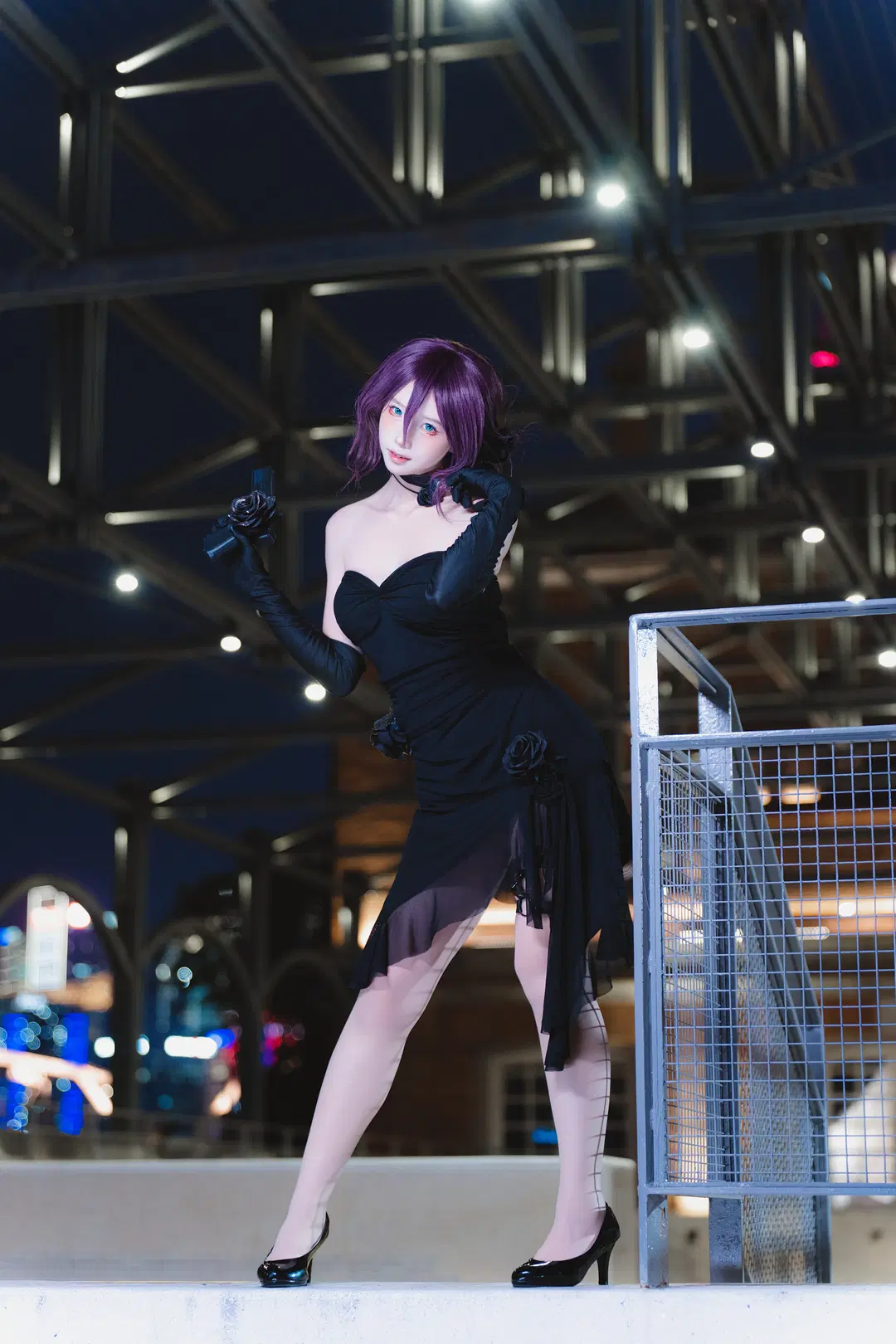 【蕾塞cos】電鋸人裡的炸彈惡魔，夜晚持槍赴約 - 南朝花月 - 第6張
