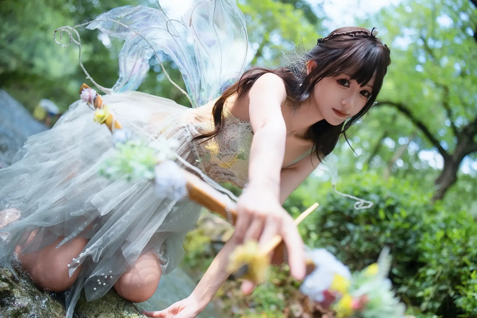 cosplay, 森林, 人像摄影, 绿野仙踪, 精灵 - 第10张