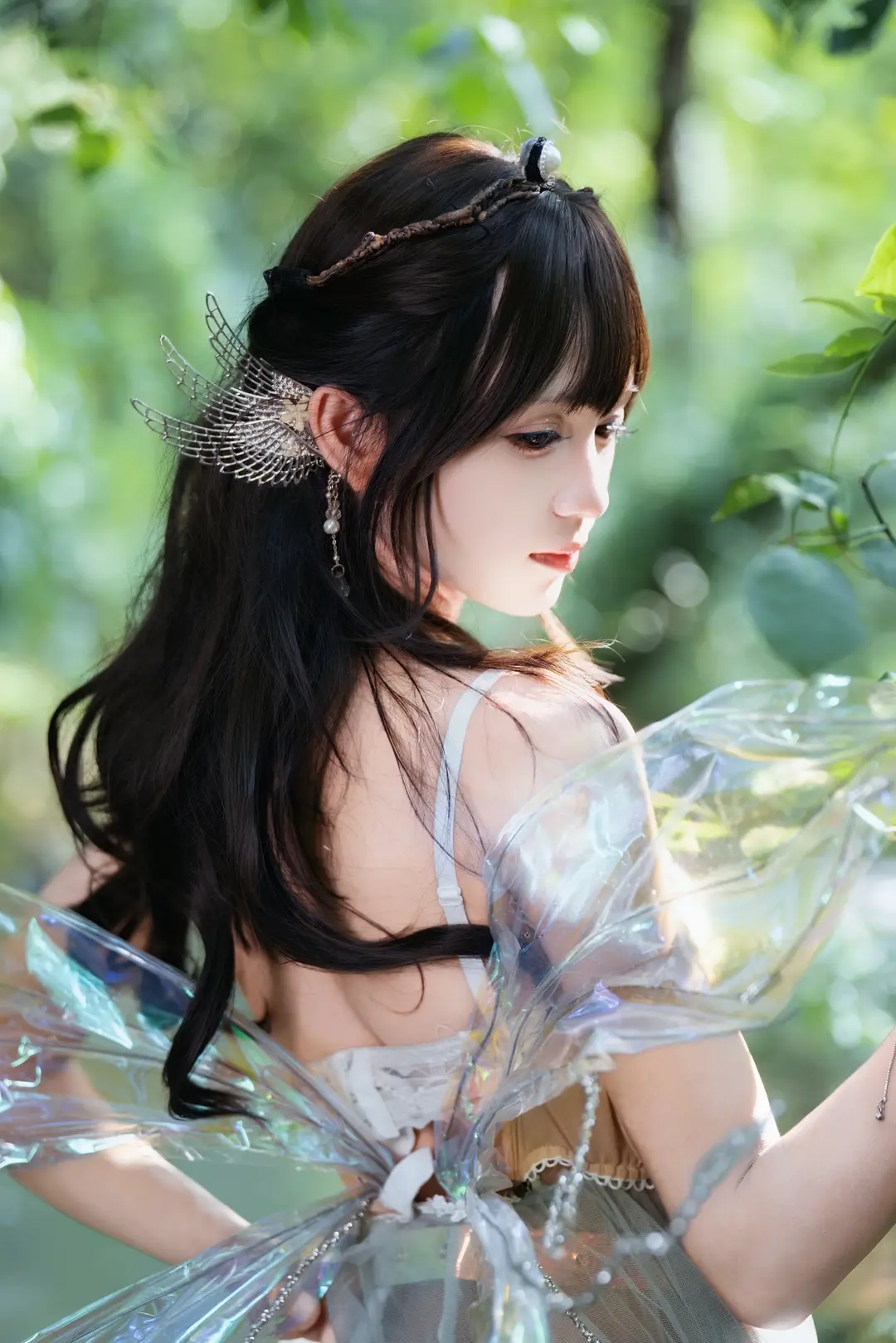 cosplay, 森林, 人像摄影, 绿野仙踪, 精灵 - 第5张