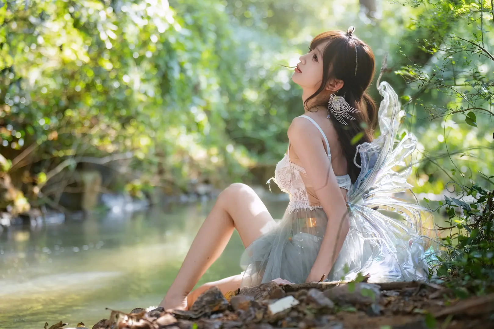 cosplay, 森林, 人像摄影, 绿野仙踪, 精灵 - 第7张