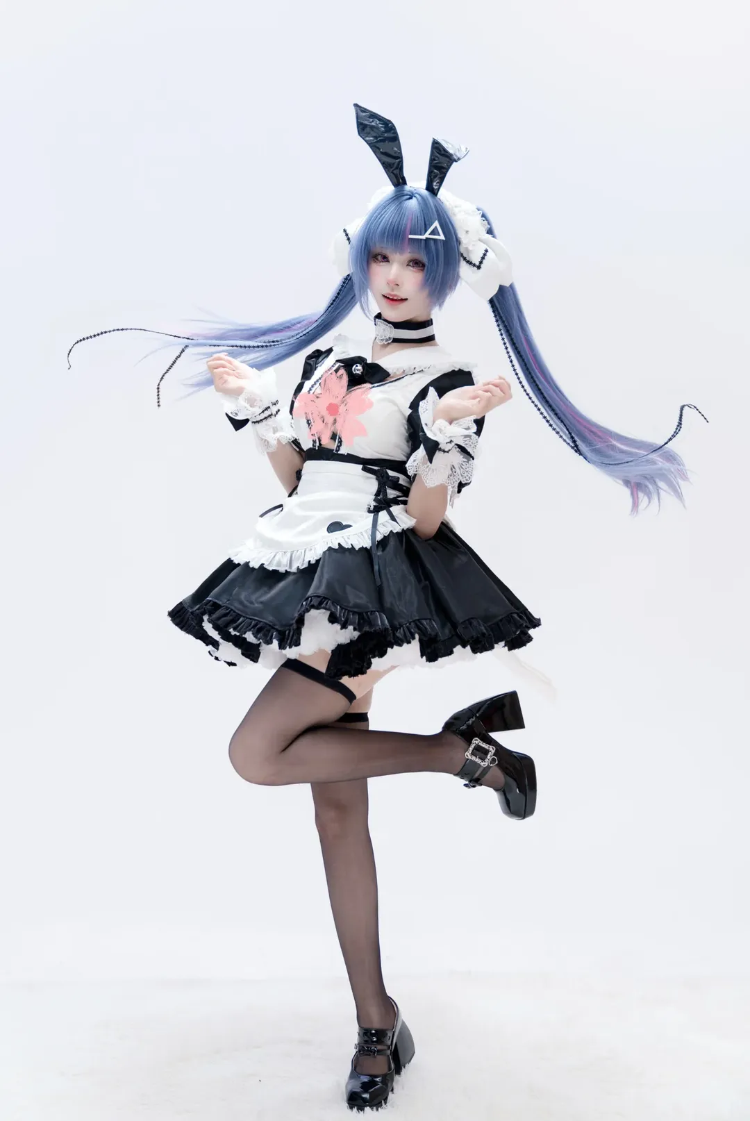 碧蓝航线, 女仆装, 黑丝, cosplay摄影, 萨里cos