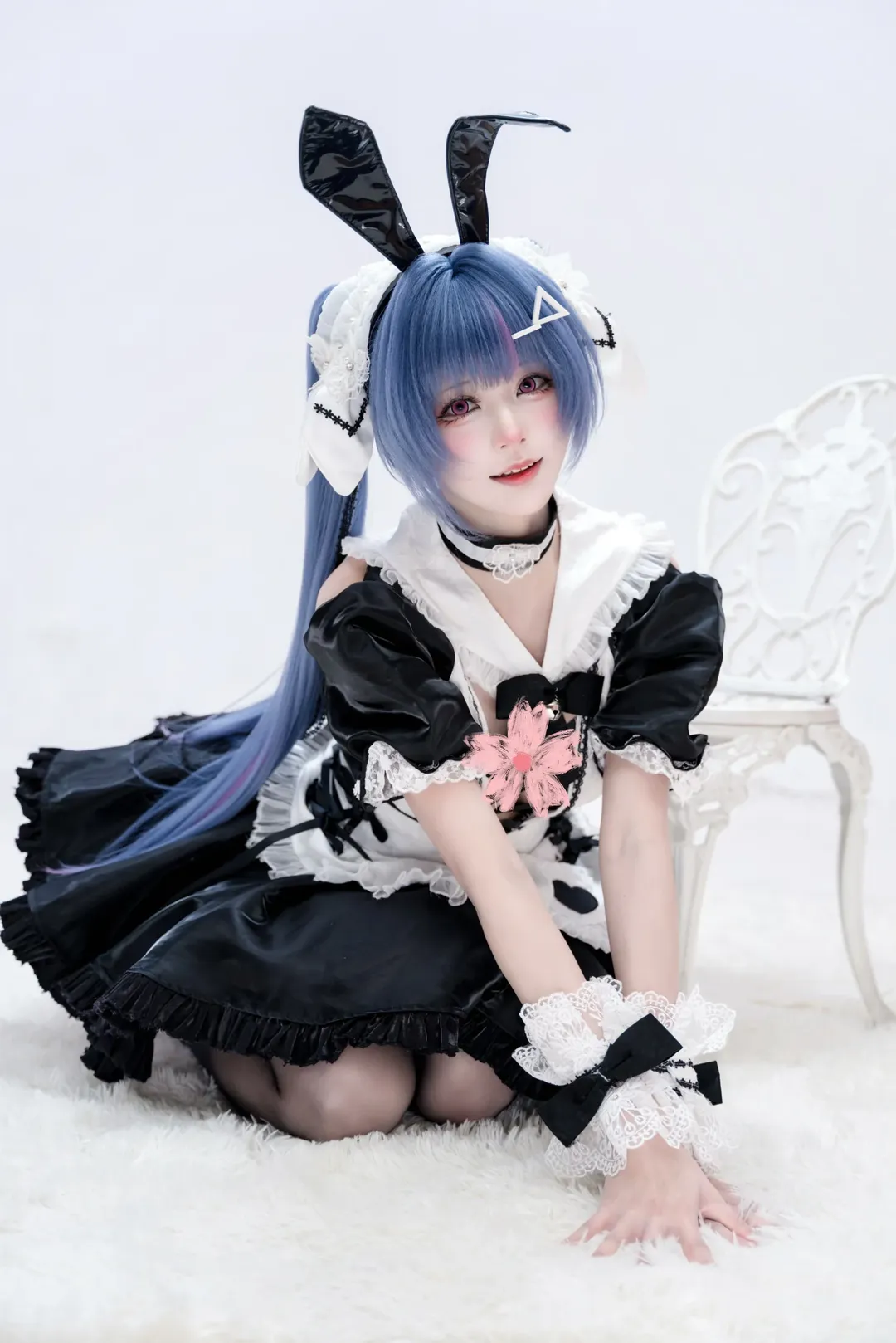 碧藍航線, 女僕裝, 黑絲, cosplay攝影, 薩里cos - 第2張
