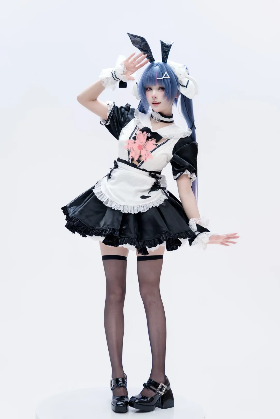 碧藍航線, 女僕裝, 黑絲, cosplay攝影, 薩里cos - 第3張