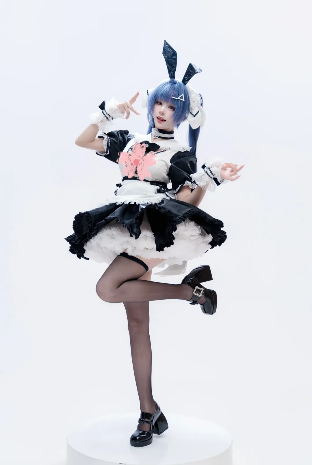 碧藍航線, 女僕裝, 黑絲, cosplay攝影, 薩里cos - 第4張