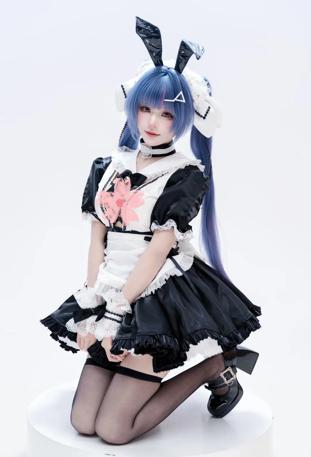 碧藍航線, 女僕裝, 黑絲, cosplay攝影, 薩里cos - 第9張