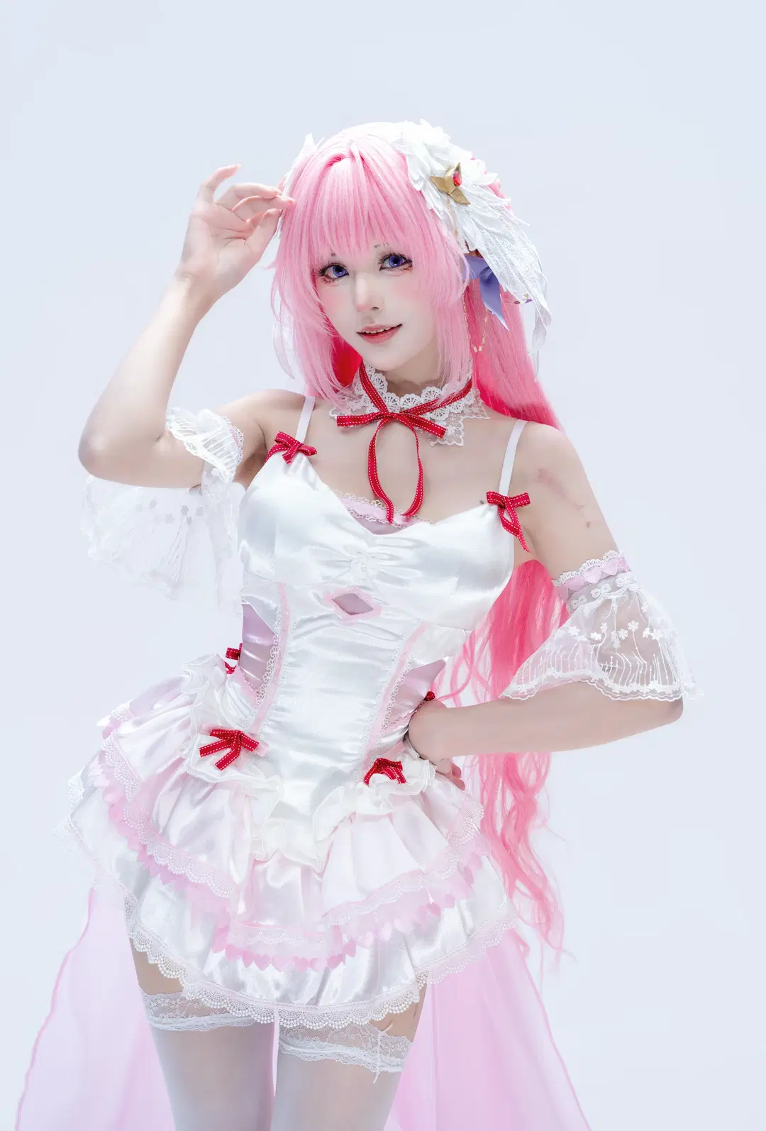 [Dorothy cosplay] Dorothy's pink and white ensemble from GODDESS OF VICTORY: NIKKE by 阿抽崽 - Image 3