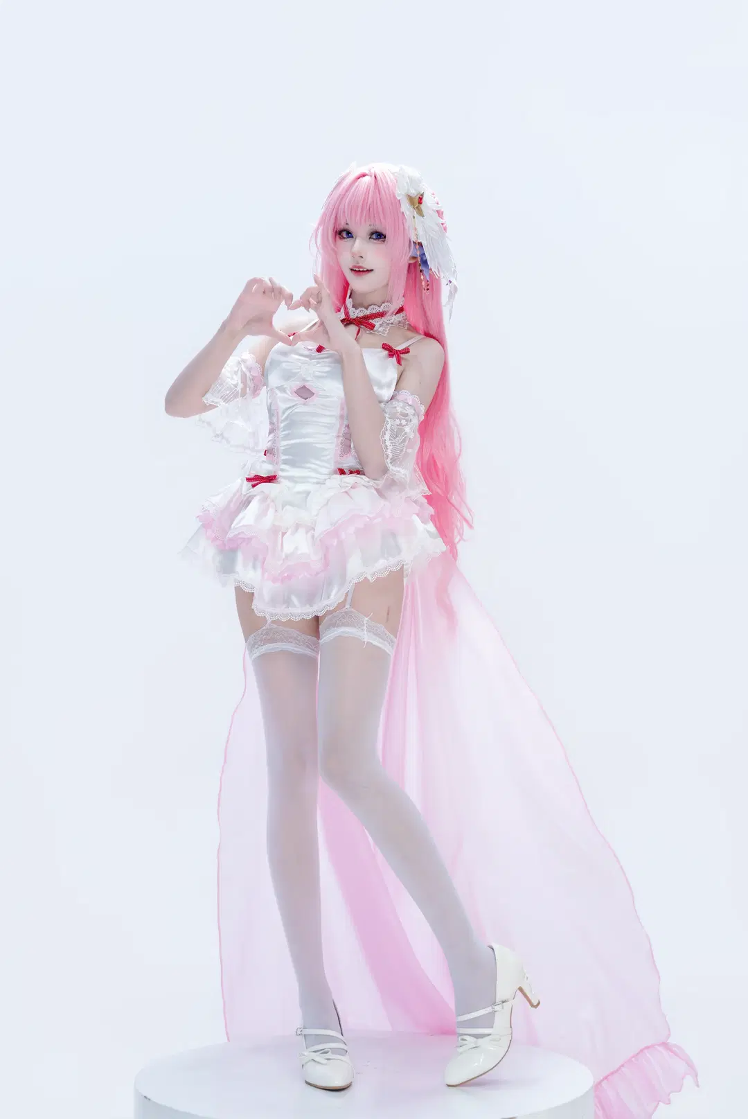 [Dorothy cosplay] Dorothy's pink and white ensemble from GODDESS OF VICTORY: NIKKE by 阿抽崽 - Image 4