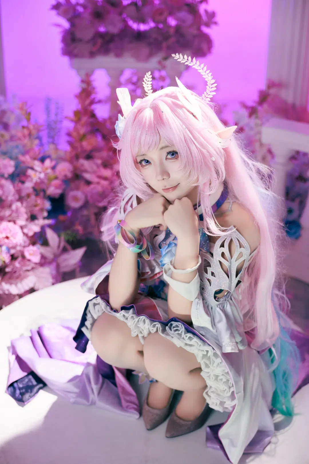 [Cyrene Cosplay] Honkai: Star Rail: Ethereal Pink Elf Maiden by Sailchen - Image 2