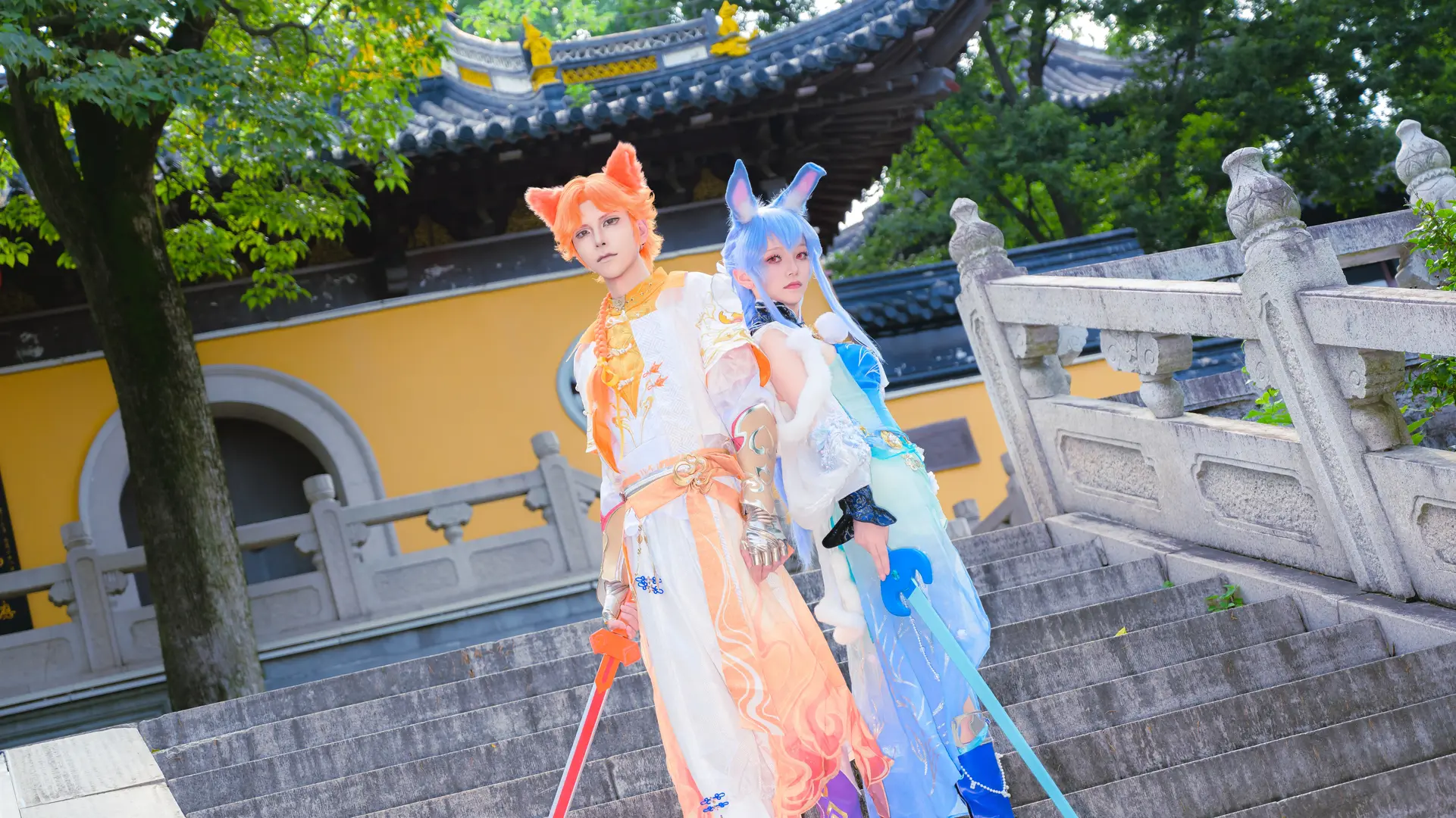 雙人cos, 古風cos, 國漫cosplay, 虹貓藍兔, 虹貓藍兔cos