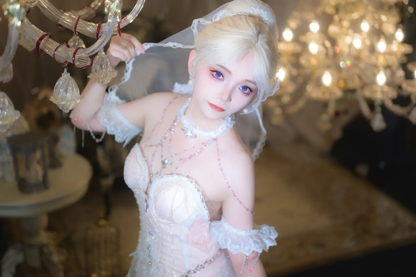 永劫無間, 精靈耳cos, 季瑩瑩cos, 白絲cos, 永劫無間謫星 - 第3張