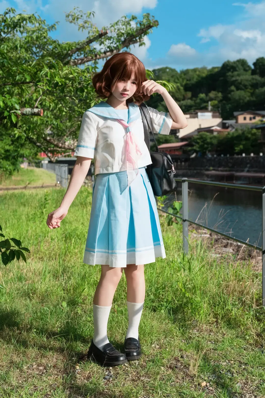 【黃前久美子cos】北宇治高夏服宇治夏日外景 - 秘封白昼梦 - 第2張