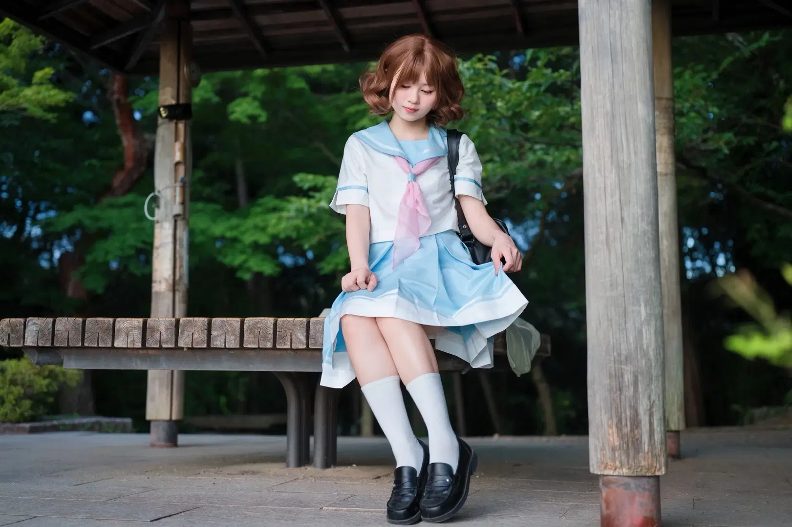 【黃前久美子cos】北宇治高夏服宇治夏日外景 - 秘封白昼梦 - 第6張