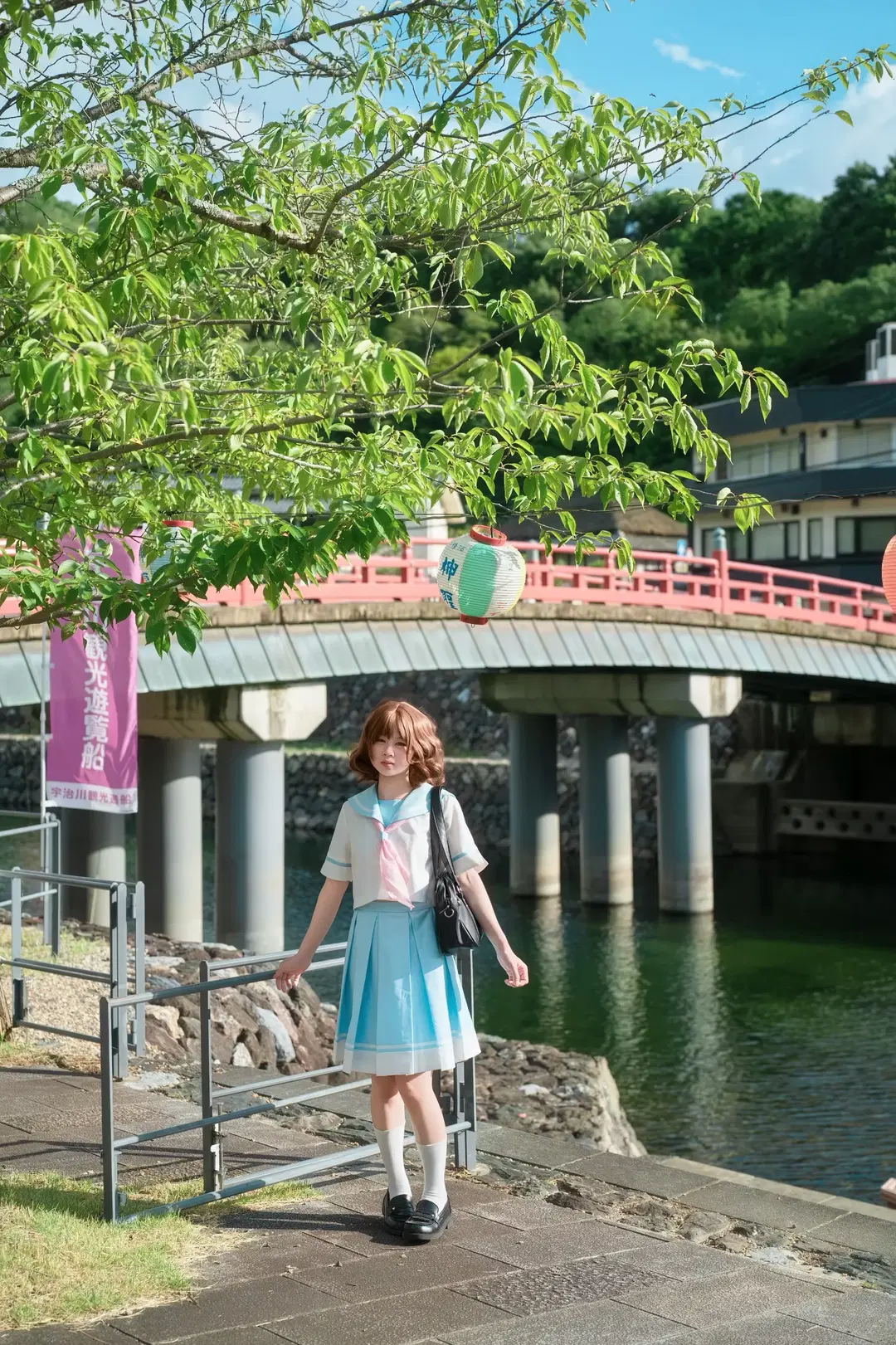 【黃前久美子cos】北宇治高夏服宇治夏日外景 - 秘封白昼梦 - 第8張