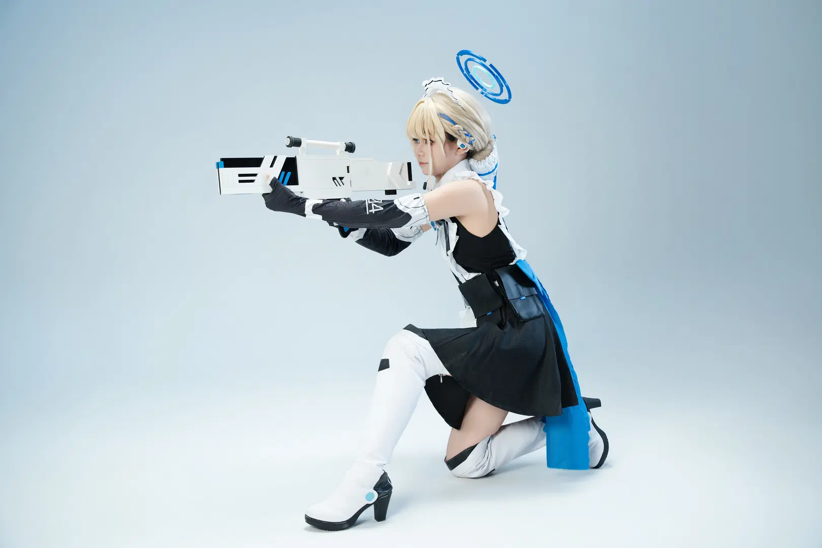 ブルーアーカイブ, SF風, 戦術少女, 飛鳥馬トキ コスプレ, メイドコスプレ