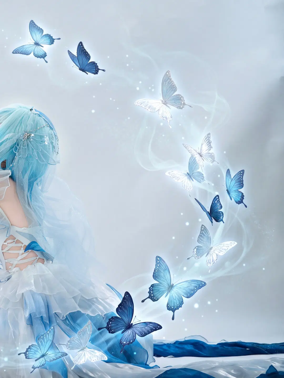 [The Shorekeeper cosplay] Wuthering Waves The Shorekeeper, Butterfly Landing on Fingertips by Petrichor猫猫 - Image 2