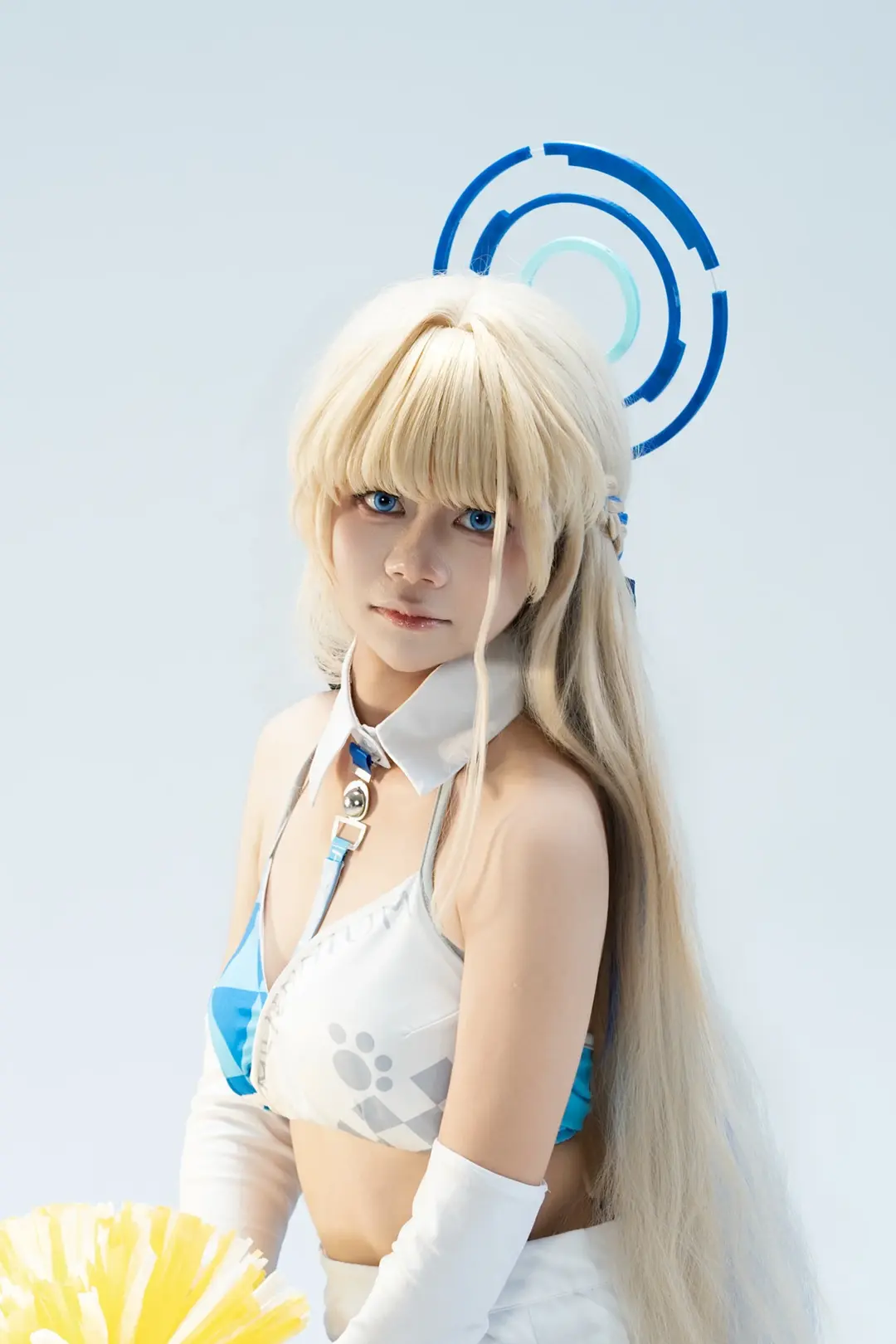 蔚藍檔案, 二次元cosplay, 飛鳥馬時cos, 啦啦隊服, 手遊抽卡 - 第1張