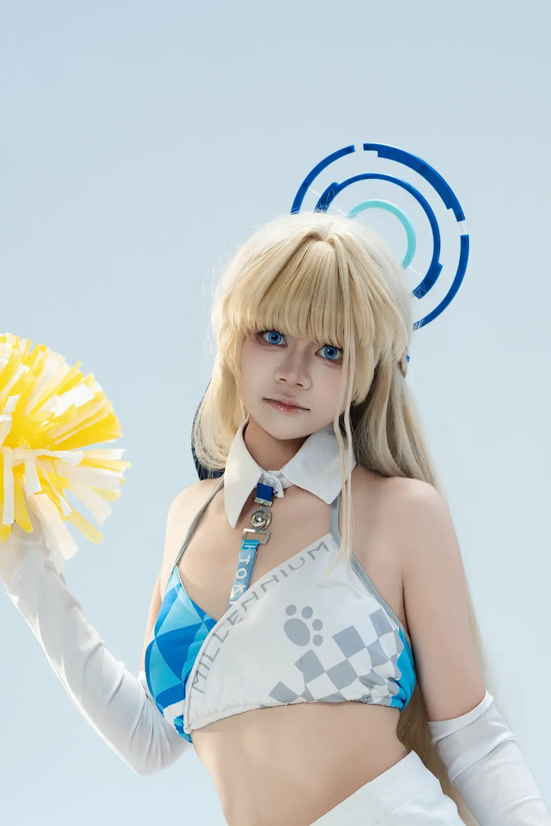 蔚藍檔案, 二次元cosplay, 飛鳥馬時cos, 啦啦隊服, 手遊抽卡 - 第3張