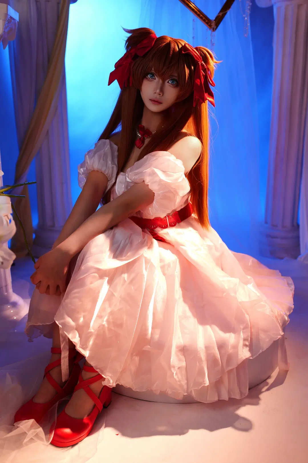 EVA, 明日香cos, 新世纪福音战士, cosplay正片, 花之语
