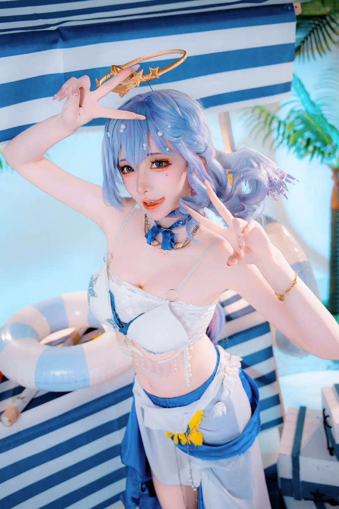 【知更鸟cos】崩坏星穹铁道，夏日海滩的晴歌之约 - 阳春白悦 - 第3张