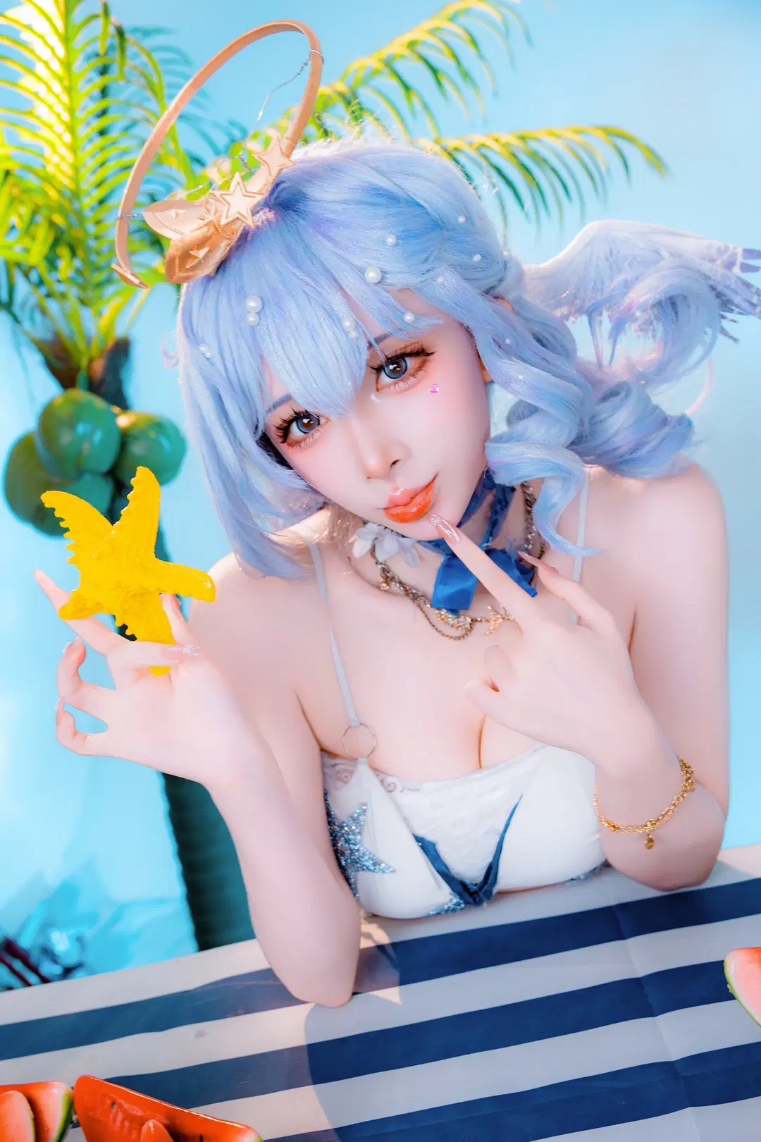 【知更鸟cos】崩坏星穹铁道，夏日海滩的晴歌之约 - 阳春白悦 - 第4张