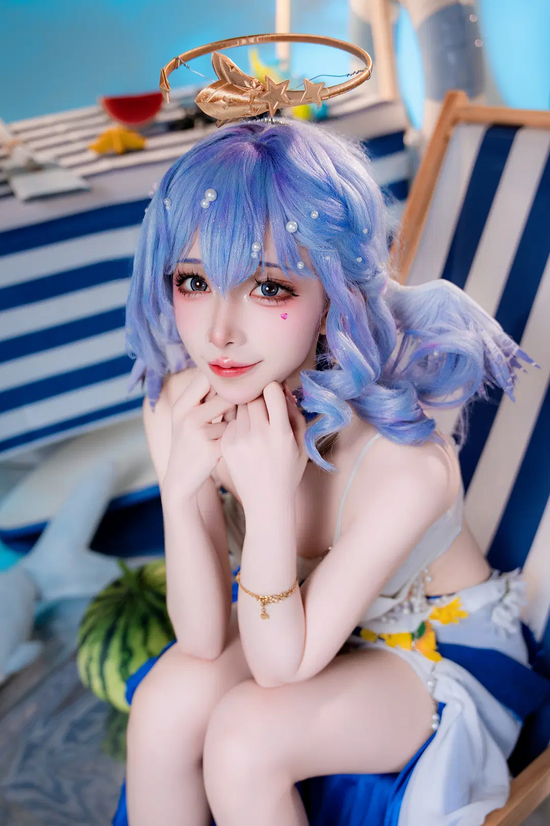 【知更鸟cos】崩坏星穹铁道，夏日海滩的晴歌之约 - 阳春白悦 - 第5张